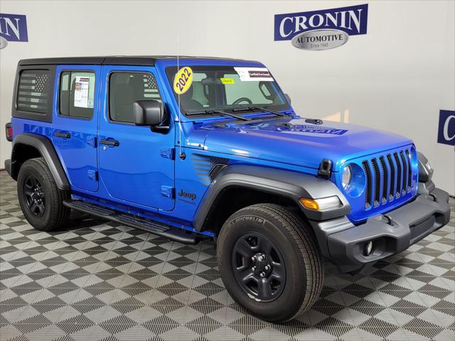 used 2022 Jeep Wrangler Unlimited car, priced at $28,995