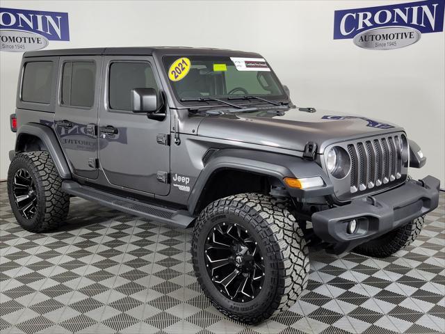 used 2021 Jeep Wrangler Unlimited car, priced at $28,753