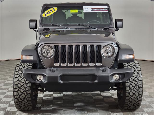 used 2021 Jeep Wrangler Unlimited car, priced at $28,753