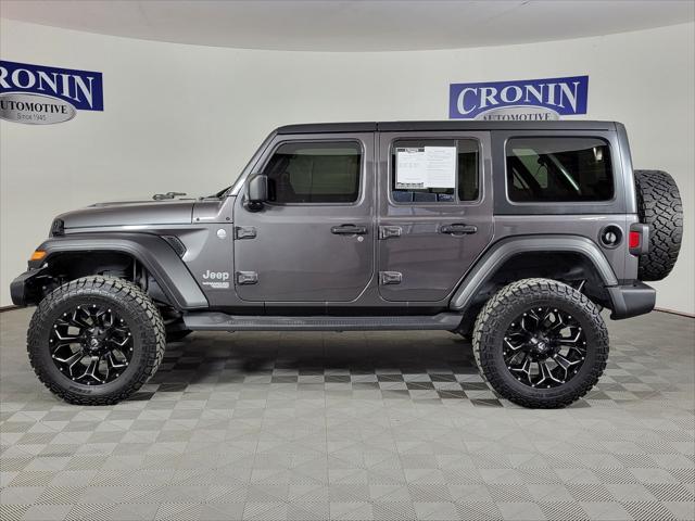 used 2021 Jeep Wrangler Unlimited car, priced at $28,753