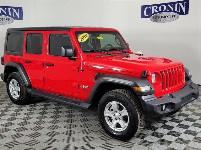 used 2019 Jeep Wrangler Unlimited car, priced at $27,157