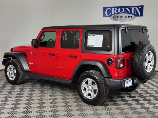 used 2019 Jeep Wrangler Unlimited car, priced at $27,157