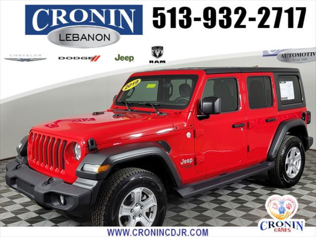 used 2019 Jeep Wrangler Unlimited car, priced at $27,157