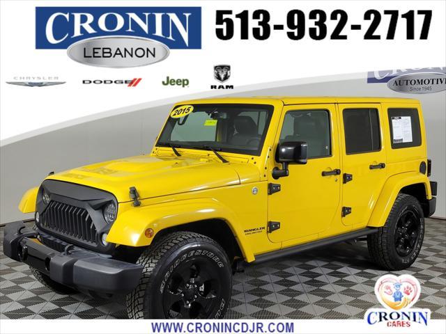 used 2015 Jeep Wrangler Unlimited car, priced at $16,595