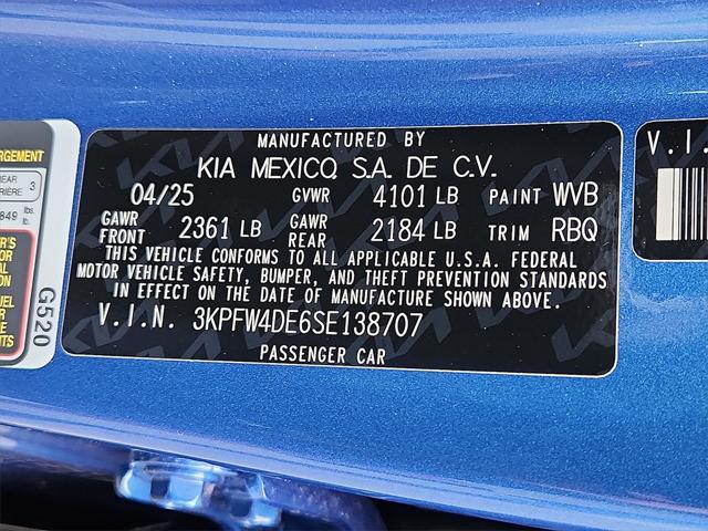 new 2025 Kia K4 car, priced at $28,730