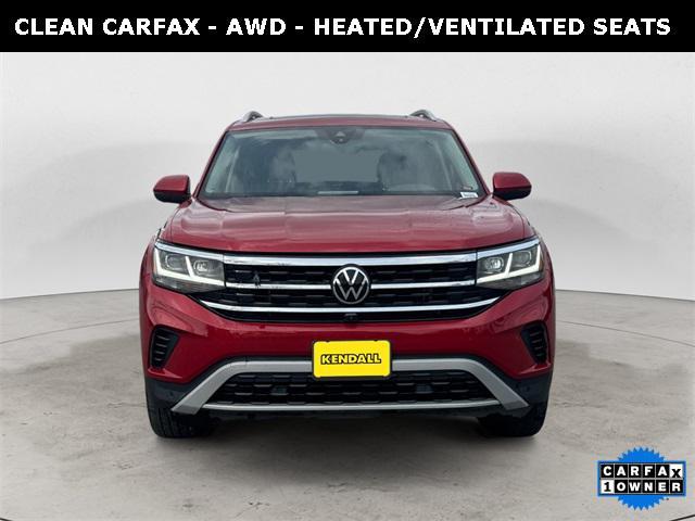 used 2021 Volkswagen Atlas car, priced at $36,888