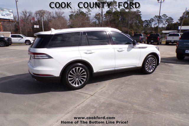 used 2021 Lincoln Aviator car, priced at $34,891