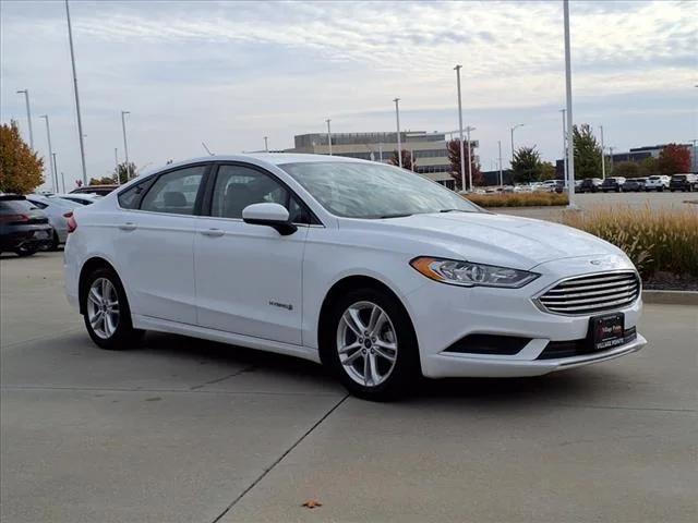 used 2018 Ford Fusion Hybrid car, priced at $16,500