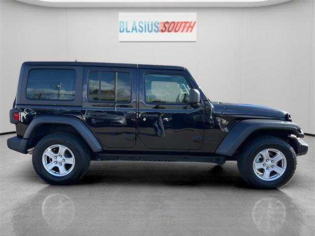 used 2022 Jeep Wrangler Unlimited car, priced at $25,988