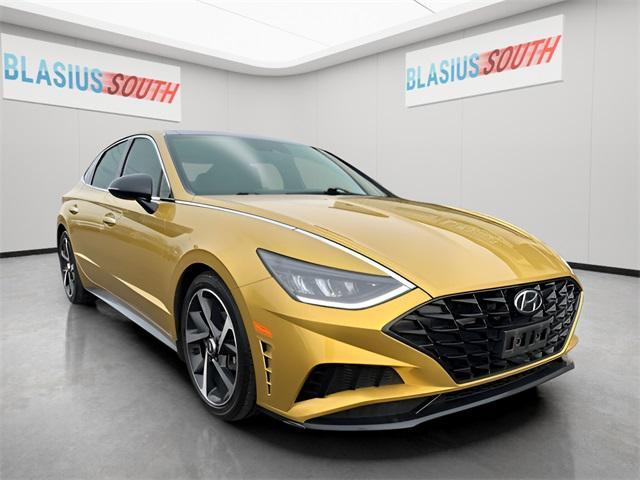 used 2021 Hyundai Sonata car, priced at $15,788