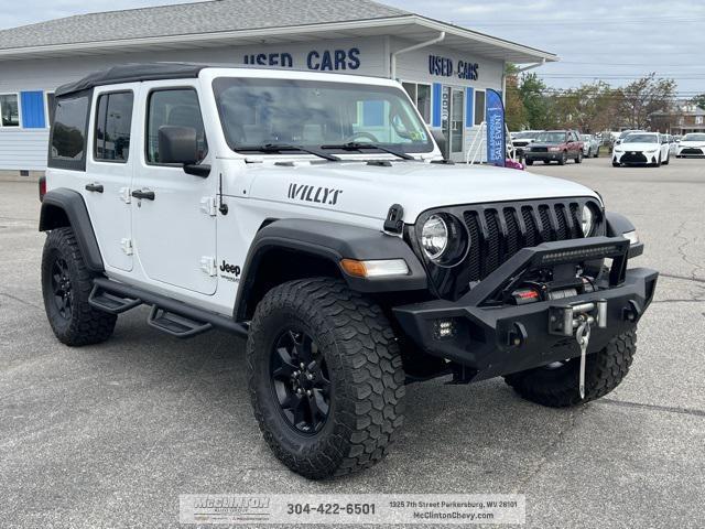 used 2021 Jeep Wrangler Unlimited car, priced at $29,792