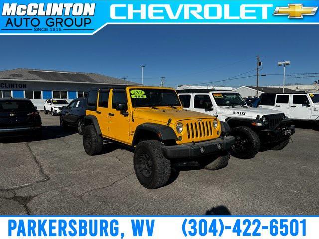 used 2015 Jeep Wrangler Unlimited car, priced at $20,100