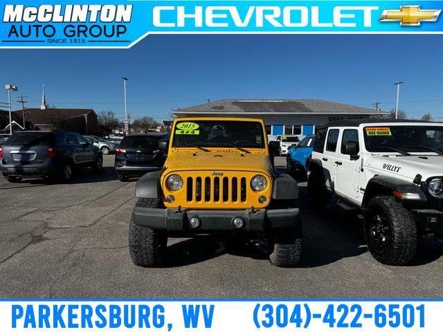 used 2015 Jeep Wrangler Unlimited car, priced at $20,100