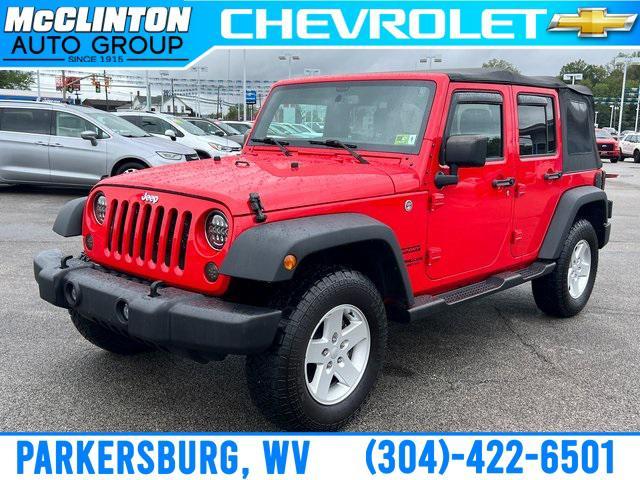 used 2017 Jeep Wrangler Unlimited car, priced at $23,348