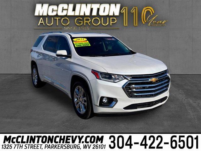 used 2021 Chevrolet Traverse car, priced at $32,986