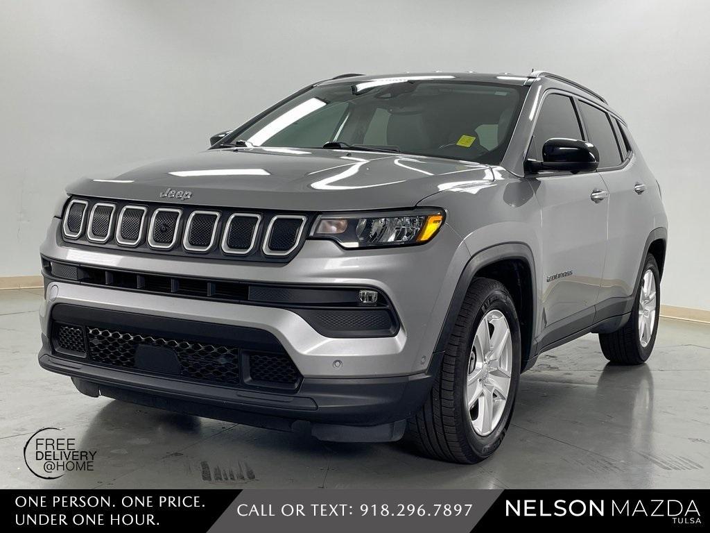 used 2022 Jeep Compass car, priced at $18,546