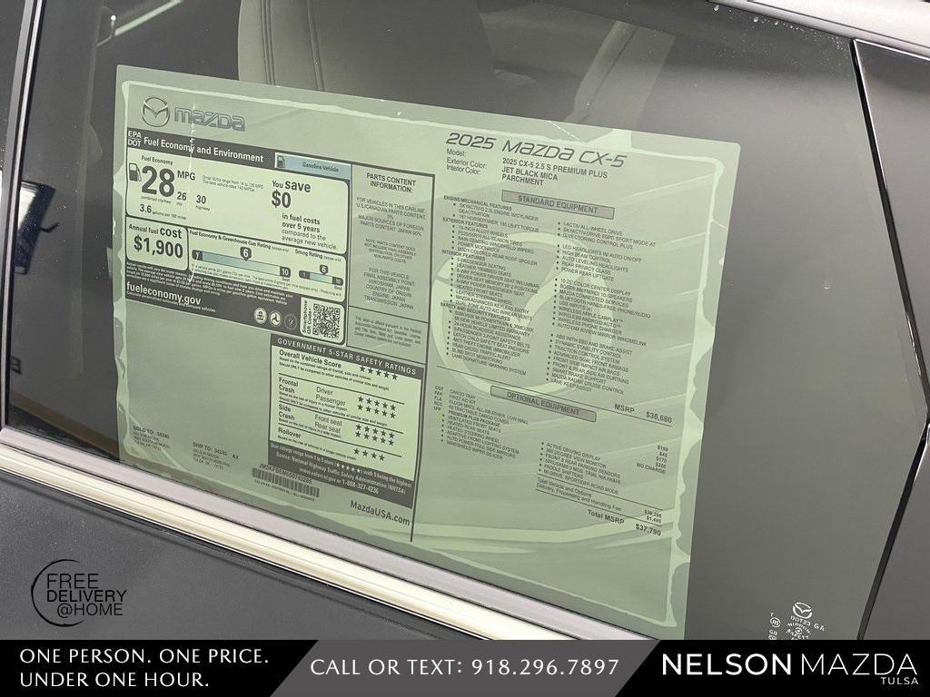new 2025 Mazda CX-5 car, priced at $36,790
