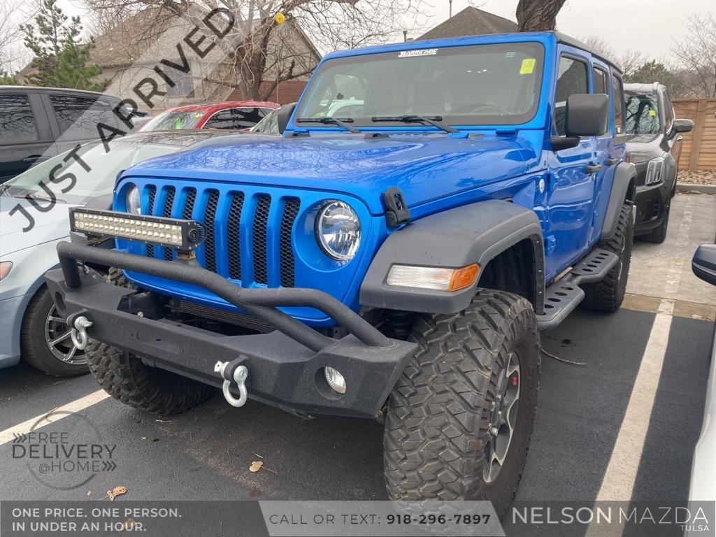 used 2021 Jeep Wrangler Unlimited car, priced at $25,389