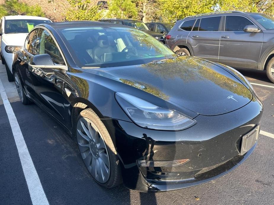 used 2022 Tesla Model 3 car, priced at $31,502