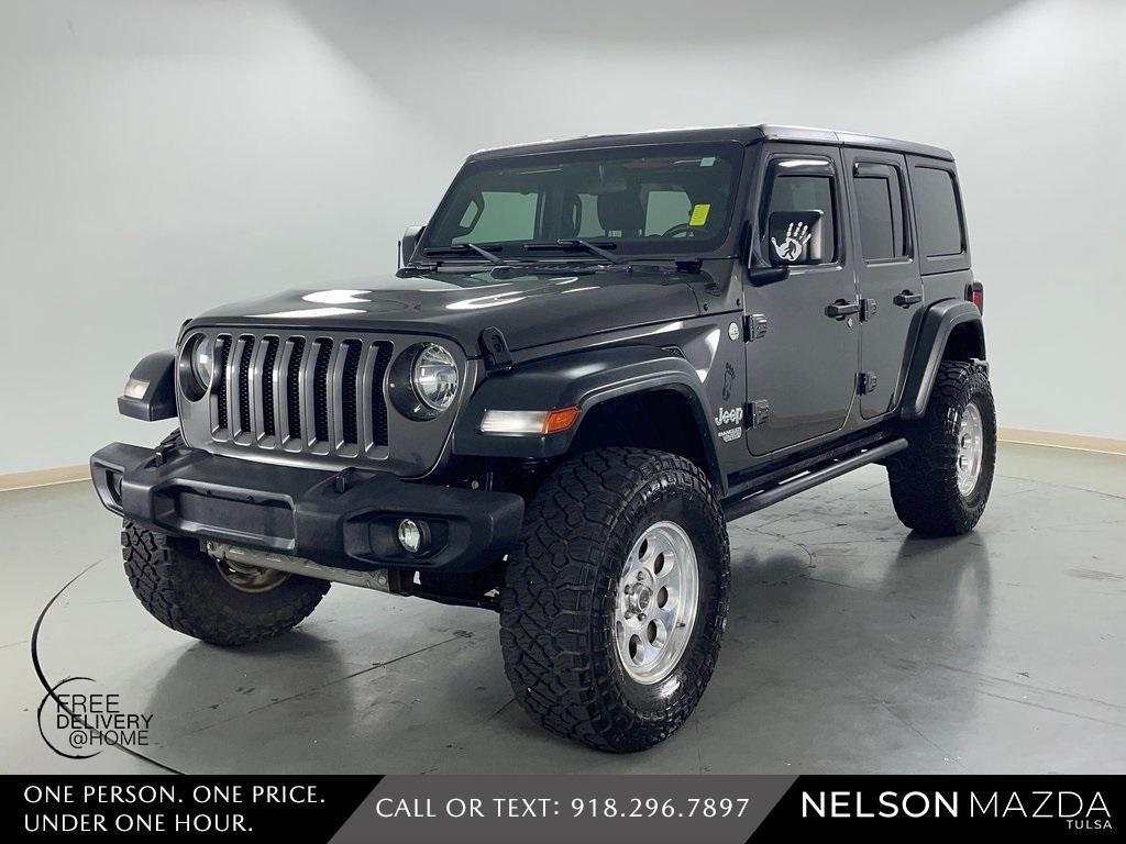 used 2018 Jeep Wrangler Unlimited car, priced at $25,458