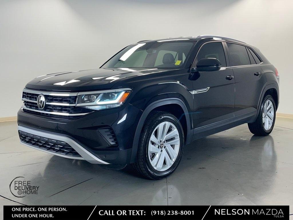 used 2021 Volkswagen Atlas Cross Sport car, priced at $20,990