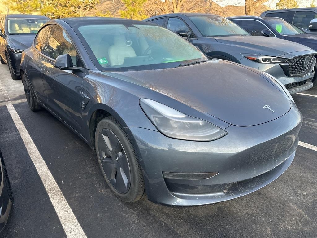 used 2022 Tesla Model 3 car, priced at $25,130