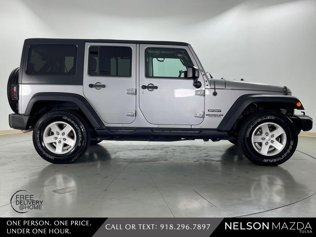 used 2016 Jeep Wrangler Unlimited car, priced at $17,194