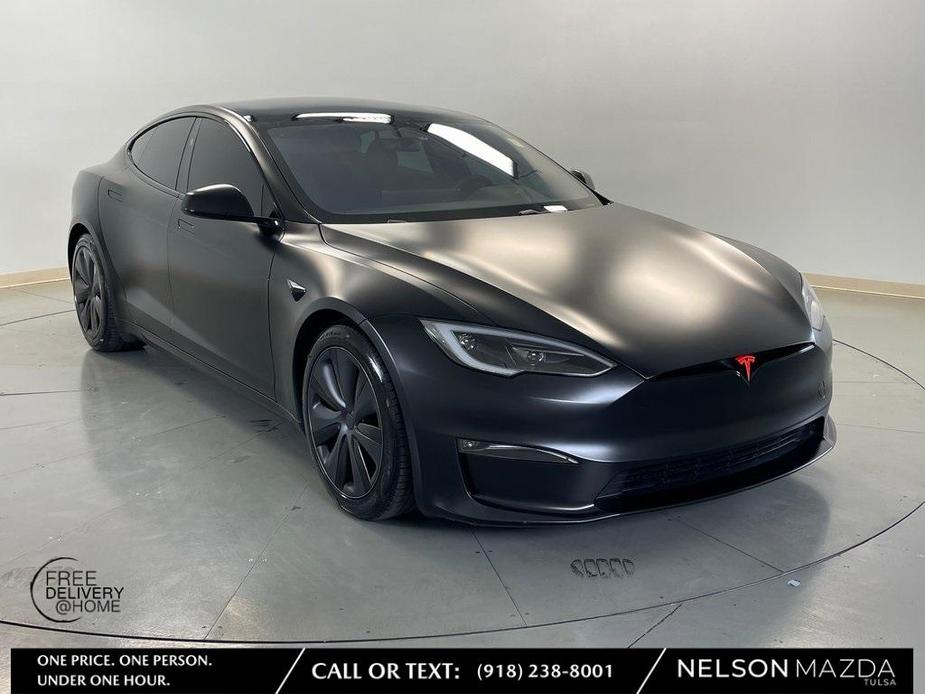 used 2023 Tesla Model S car, priced at $71,906