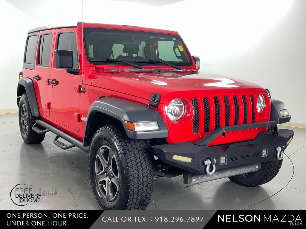 used 2018 Jeep Wrangler Unlimited car, priced at $22,967