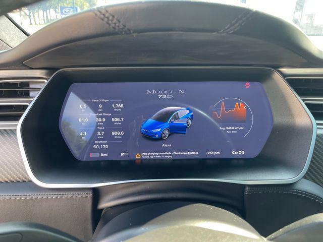 used 2018 Tesla Model X car, priced at $27,543
