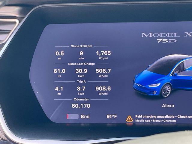 used 2018 Tesla Model X car, priced at $27,543