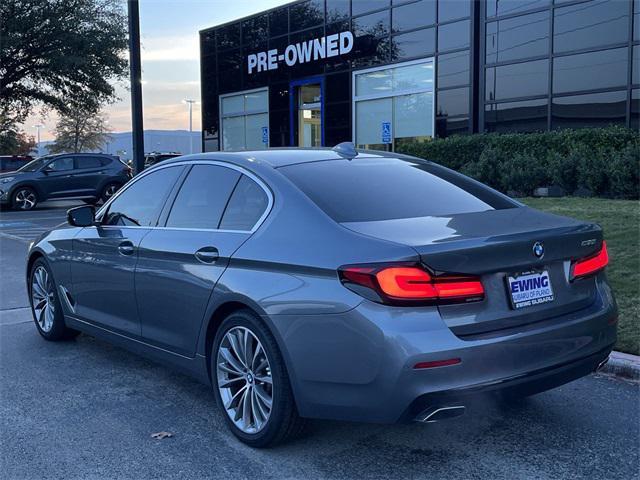 used 2022 BMW 530 car, priced at $37,494