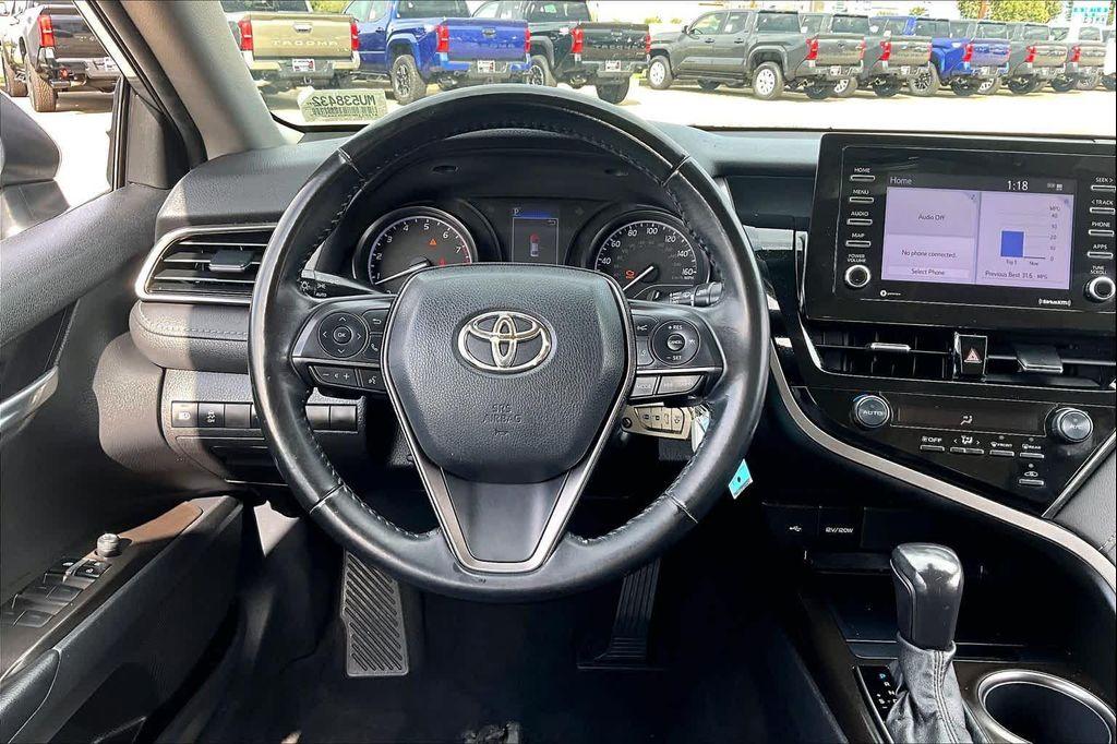 used 2021 Toyota Camry car, priced at $19,500