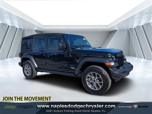 used 2021 Jeep Wrangler Unlimited car, priced at $26,494