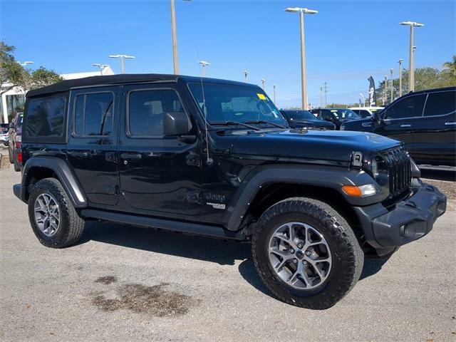 used 2021 Jeep Wrangler Unlimited car, priced at $26,494