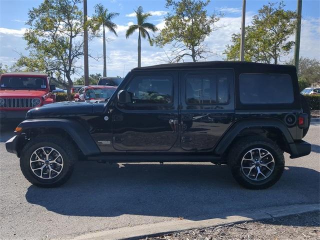 used 2021 Jeep Wrangler Unlimited car, priced at $26,494