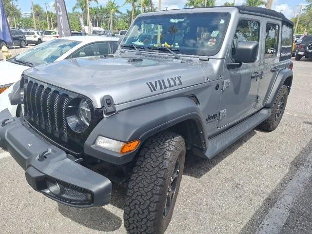 used 2021 Jeep Wrangler Unlimited car, priced at $29,991