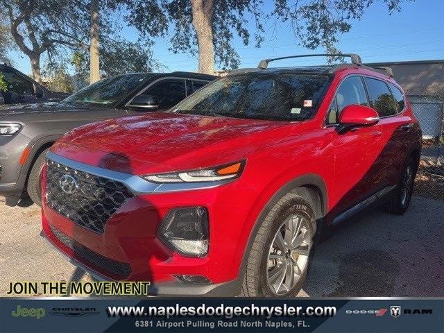 used 2020 Hyundai Santa Fe car, priced at $15,991
