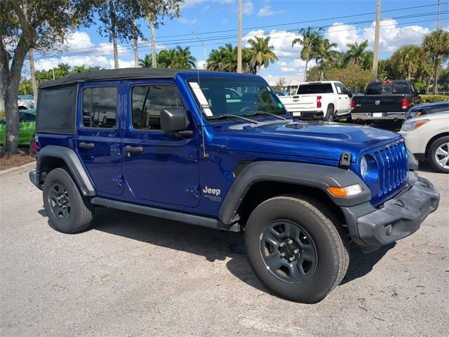 used 2018 Jeep Wrangler Unlimited car, priced at $19,491