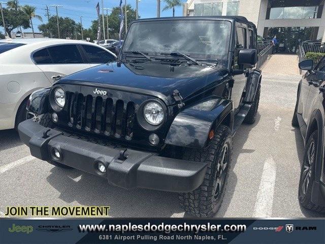 used 2015 Jeep Wrangler Unlimited car, priced at $18,391