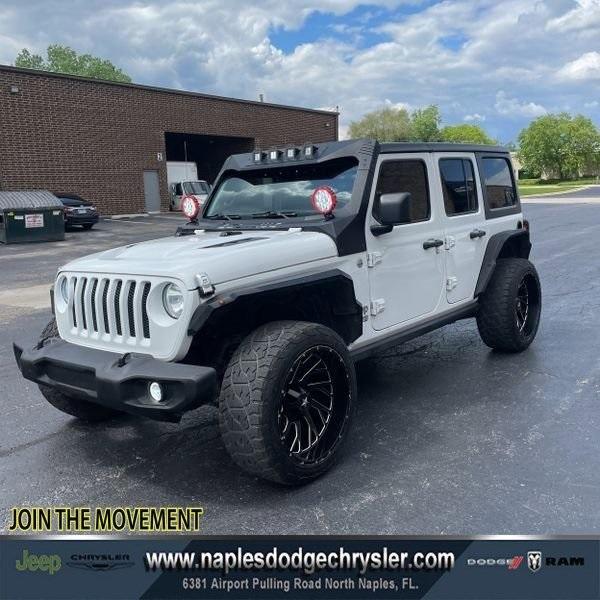 used 2021 Jeep Wrangler Unlimited car, priced at $31,662