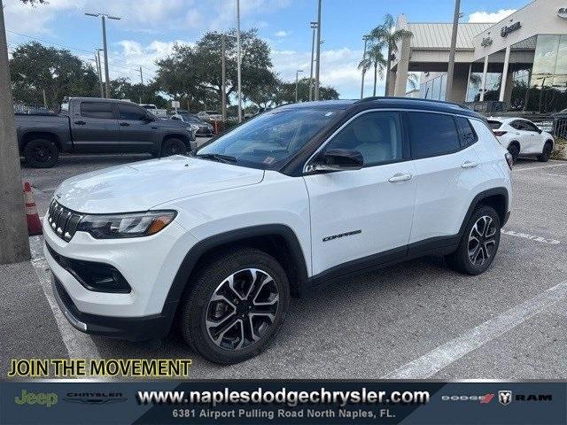 used 2022 Jeep Compass car, priced at $21,341