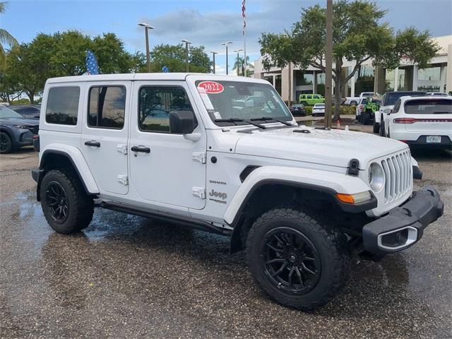 used 2022 Jeep Wrangler Unlimited car, priced at $25,493