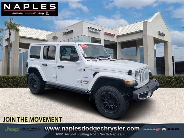 used 2022 Jeep Wrangler Unlimited car, priced at $25,493