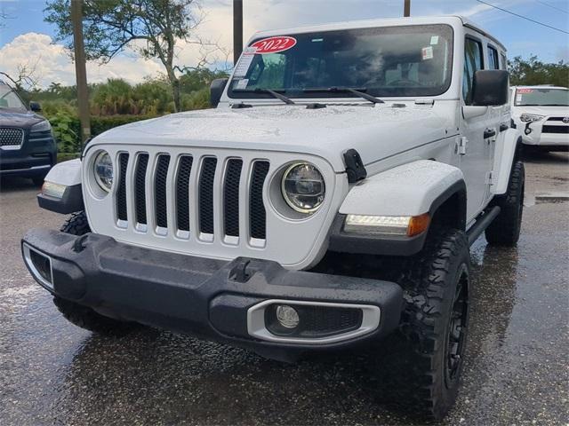 used 2022 Jeep Wrangler Unlimited car, priced at $25,493
