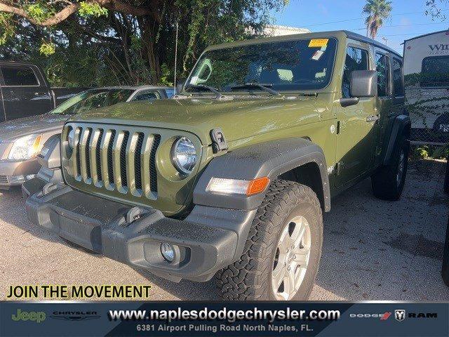 used 2020 Jeep Wrangler Unlimited car, priced at $24,731