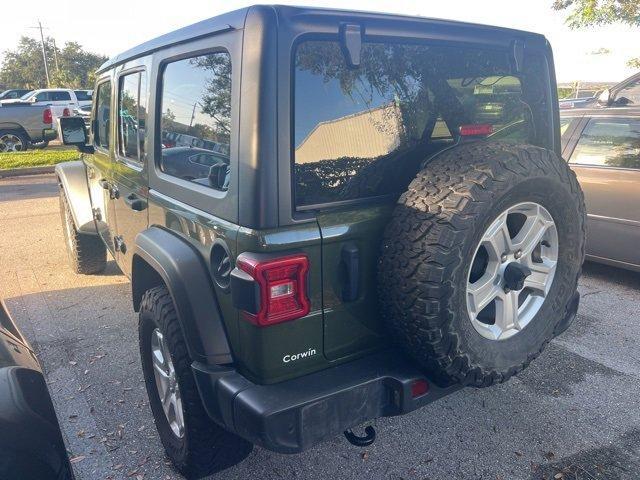 used 2020 Jeep Wrangler Unlimited car, priced at $24,731