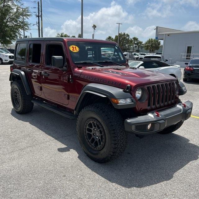 used 2021 Jeep Wrangler Unlimited car, priced at $41,991