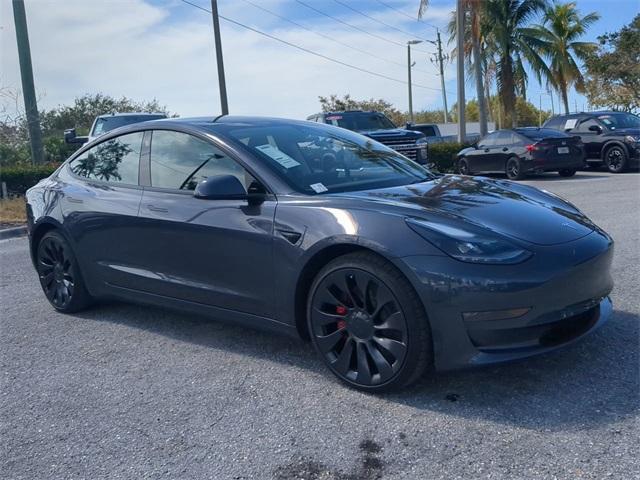 used 2023 Tesla Model 3 car, priced at $34,394