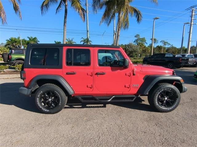 used 2020 Jeep Wrangler Unlimited car, priced at $24,841